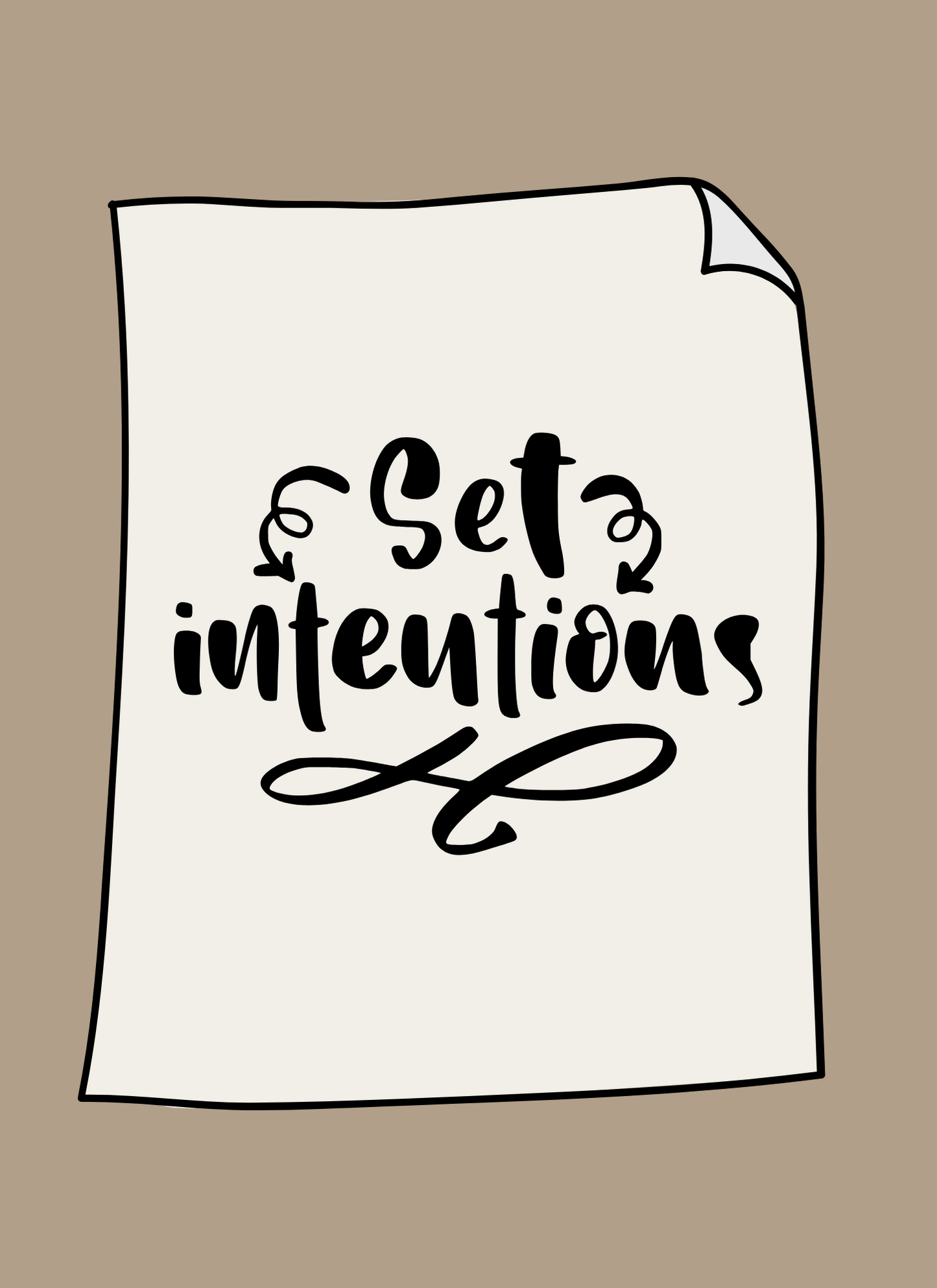 Daily Intention Setting Worksheet