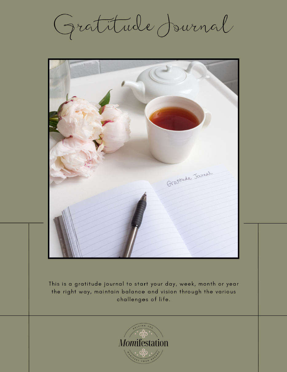 99 Page Monthly Gratitude Journal!